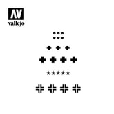 Vallejo Stencils – Assorted German WWII Tank Markings